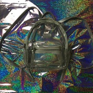 90’s inspired clear back pack
